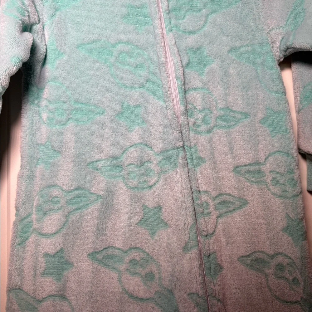 Star Wars Baby Yoda one piece soft toddler zip up pajamas‎